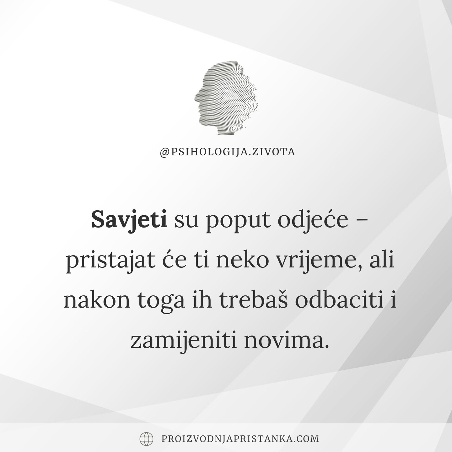 #psihologija #pozitivnapsihologija #uspjeh #balkanquotes #balkancitati #balkanskicitati #osobnirazvoj #sreća #srecanajveca #motivacijadana #misli #mudremisli #mudrost #mudrosti #zanimljivo #zanimljivosti #dnevnadoza #danas #mudrolije #dubrovnikcroatia #zagrebcroatia #splitcroatia #hrvatska🇭🇷 #crnagora🇲🇪 #srbija🇷🇸 #bosnaihercegovina #srbijainstagram #sarajevobosnia #niksaderek @psihologija.zivota